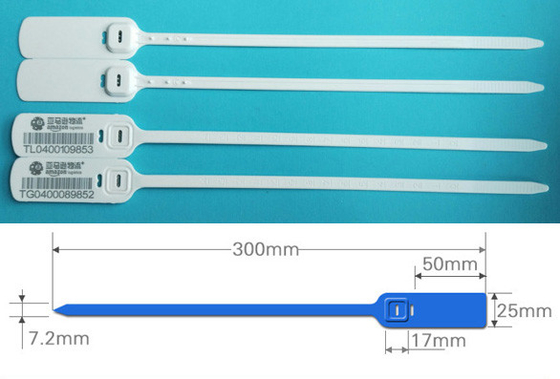 Plastic Cable Security Seals ISO 17712 For Shipping Container , Trucks