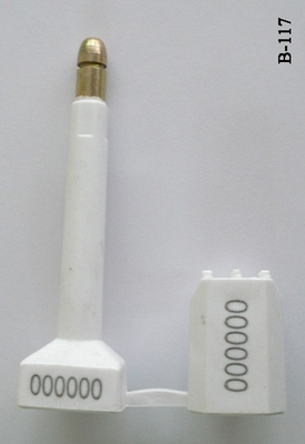Sello de la alta seguridad de la ISO 17712 del Pas para el envase/el remolque/el camión, blanco