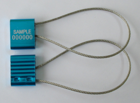 Extraer oro apretado Trailer seguridad sellos sellado con Material de Zinc para Meter cajas de cable